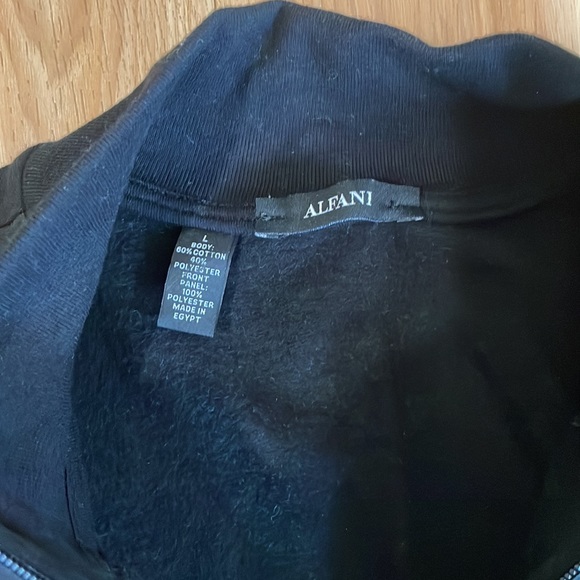 Alfani black full zip - Picture 2 of 3